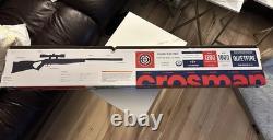 Crosman F4 Quiet Fire. 177 cal Pellet 1200 FPS Air Rifle Break Barrel With Scope