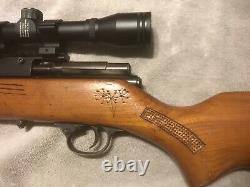 Crosman Model 140 22 cal. Pellet Rifle With Scope (Vintage)