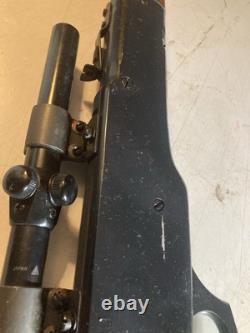 Crosman Model 99 Air Rifle, Lever Action Pellet Gun, Co2 original scope 1965-70