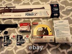 Crossman Legacy 1000 BB and Pellet Rifle AND Pistol with Targets and Supplies