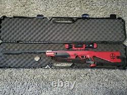 Custom Crosman Diamondback Nitro Piston 1400 FPS. 177 Deadpool theme Break Barrel