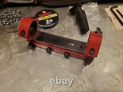 Custom Crosman Diamondback Nitro Piston 1400 FPS. 177 Deadpool theme Break Barrel