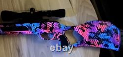 Custom Painted Gamo Swarm Magnum 10x GEN3i. 22 10 shot Air Rifle / UV Reactive