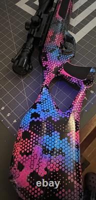 Custom Painted Gamo Swarm Magnum 10x GEN3i. 22 10 shot Air Rifle / UV Reactive
