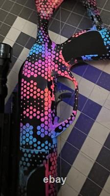 Custom Painted Gamo Swarm Magnum 10x GEN3i. 22 10 shot Air Rifle / UV Reactive