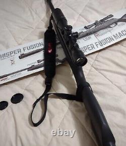 (Custom build). 22 Cal Whisper Fusion Mach 1 with a 3 X 9 X 40 BSA scope