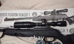 (Custom build). 22 Cal Whisper Fusion Mach 1 with a 3 X 9 X 40 BSA scope