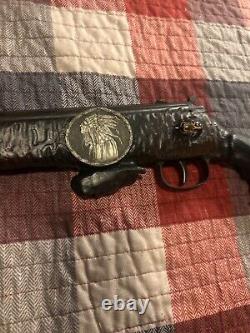 Customized Native American themed Daisy, 1100 S pellet rifle. 177