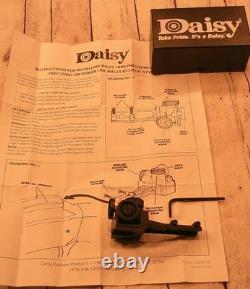 DAISY Powerline 853 Target Rifle. 177 Pellet Wood Stock with new Peep Sight
