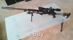 Evanix Sniper PCP air rifle. 45 cal with accessories inc. 4500psi tank