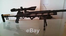 Evanix Sniper PCP air rifle. 45 cal with accessories inc. 4500psi tank