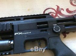 FX Impact air rifle black 22 factory box and foam insert used condition