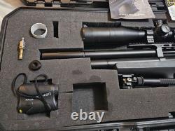 FX WILDCAT MKIII Air Rifle with 6-24X50 FFP Scope Atlas bipod Halo xl450