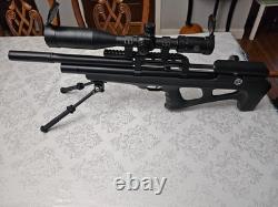 FX WILDCAT MKIII Air Rifle with 6-24X50 FFP Scope Atlas bipod Halo xl450