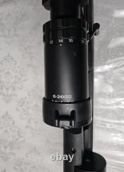 FX WILDCAT MKIII Air Rifle with 6-24X50 FFP Scope Atlas bipod Halo xl450