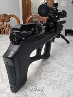 FX WILDCAT MKIII Air Rifle with 6-24X50 FFP Scope Atlas bipod Halo xl450