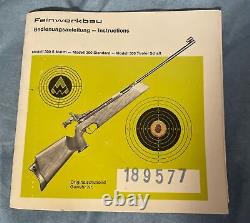 Feinwerkbau 300s. 177 Cal Sidecocker Match Air Rifle SEE DESCRIPTION