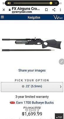 Fx continuum. 22 Air rifle. 22 pcp