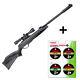 Gamo Whisper Fusion Mach 1 Air Rifle. 22 Cal With Combo Pack Assorted Pellets
