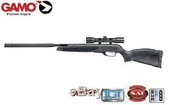 Gamo Raptor Whisper. 177 Caliber Predator Varmint Hunting Air Rifle with Scope