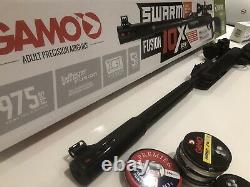 Gamo Swarm Fusion 10X GEN2.22 CAL Air Rifle with upgraded UTG Bugbuster Scope