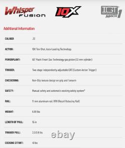 Gamo Swarm Magnum. 22 Caliber 10X Break Barrel Air Rifle Gen1 & 3-9x40 Scope