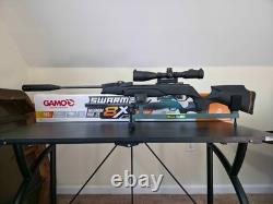 Gamo Swarm Magnum Pro 8x Gen3i Pellet Rifle with UTG 3-12x44 Scope + Mount & Case