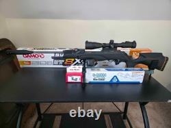 Gamo Swarm Magnum Pro 8x Gen3i Pellet Rifle with UTG 3-12x44 Scope + Mount & Case