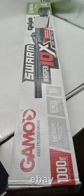 Gamo USA Swarm Whisper. 22 Pellet Air Rifle 975 FPS 19 Barrel Black Synthetic