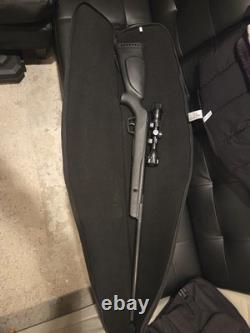 Gamo Varmint 177 Caliber Pellet Air Rifle scope, soft rifle case and accessories