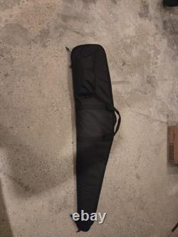 Gamo Varmint 177 Caliber Pellet Air Rifle scope, soft rifle case and accessories