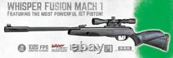 Gamo Whisper Fusion Mach 1.22 Cal 1020 fps Air Rifle with3-9x40 Scope