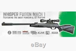 Gamo Whisper Fusion Mach 1.22 Caliber Air Rifle With Scope 611006325554