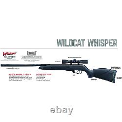 Gamo Wildcat Whisper. 22 Cal /. 177 Cal Pellet Gas-Piston Air RIfle 1300 FPS
