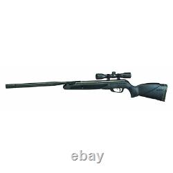 Gamo Wildcat Whisper Air Rifle 22 Caliber 975 FPS Black With Scope IGT Powered