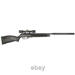 Gamo Wildcat Whisper Air Rifle 22 Caliber 975 FPS Black With Scope IGT Powered