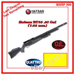 HATSAN BT65 BIG BORE CARNIVORE 30 Cal (7.62mm) QE AIR RIFLE, New / Warranty