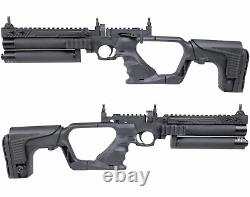 HATSAN Jet 2 Black. 25 cal PCP Air Pistol Converts to Air Rifle