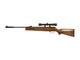 Hatsan 95 Spring Piston. 22 Cal Air Rifle Combo With Scope 1000 Fps Walnut Stock