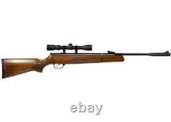 Hatsan 95 Spring Piston. 22 Cal Air Rifle Combo with Scope 1000 FPS Walnut Stock