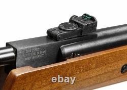 Hatsan 95 Spring Piston. 22 Cal Air Rifle Combo with Scope 1000 FPS Walnut Stock