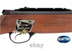 Hatsan 95 Spring Piston. 22 Cal Air Rifle Combo with Scope 1000 FPS Walnut Stock