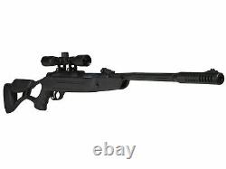 Hatsan AirTact-ED. 25 Cal Break Barrel Air Rifle with Targets and Pellets Bundle