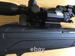 Hatsan AirTact QE Air Rifle. 177 Cal Air Gun 4x32 Scope / Green Laser / 2 Lights