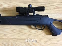 Hatsan AirTact QE Air Rifle. 177 Cal Air Gun 4x32 Scope / Green Laser / 2 Lights