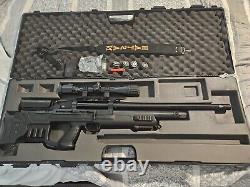 Hatsan Arms Company Gladius LONG Power Adjustable. 25 Caliber Air Rifle Black