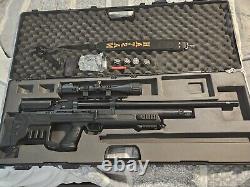 Hatsan Arms Company Gladius LONG Power Adjustable. 25 Caliber Air Rifle Black