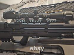 Hatsan Arms Company Gladius LONG Power Adjustable. 25 Caliber Air Rifle Black