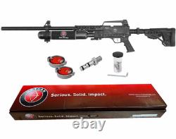 Hatsan Blitz 777.22 Cal PCP Air Rifle with Targets and Pellets and Scope and Case