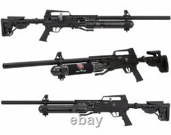 Hatsan Blitz 777.22 Cal PCP Air Rifle with Targets and Pellets and Scope and Case
